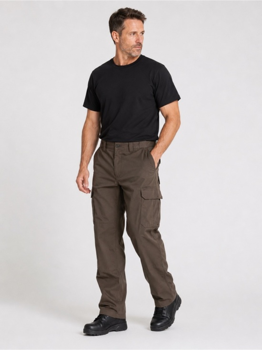 5.11 Tactical NWOT Cargo Pants Brown Unisex Size 42 Short Inseam Cotton Blend